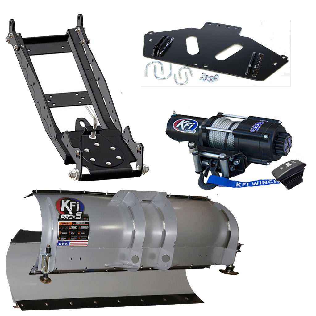 KFI Snowplow Kit 2014-2020 Arctic Cat Wildcat Trail & Wildcat Sport - MojoMotoSport.com