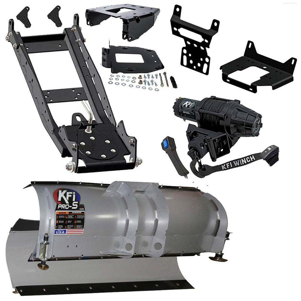 KFI Snowplow Kit Polaris RZR XP 1000 Highlifter 19-22 & XP 4 1000 16-22 - MojoMotoSport.com