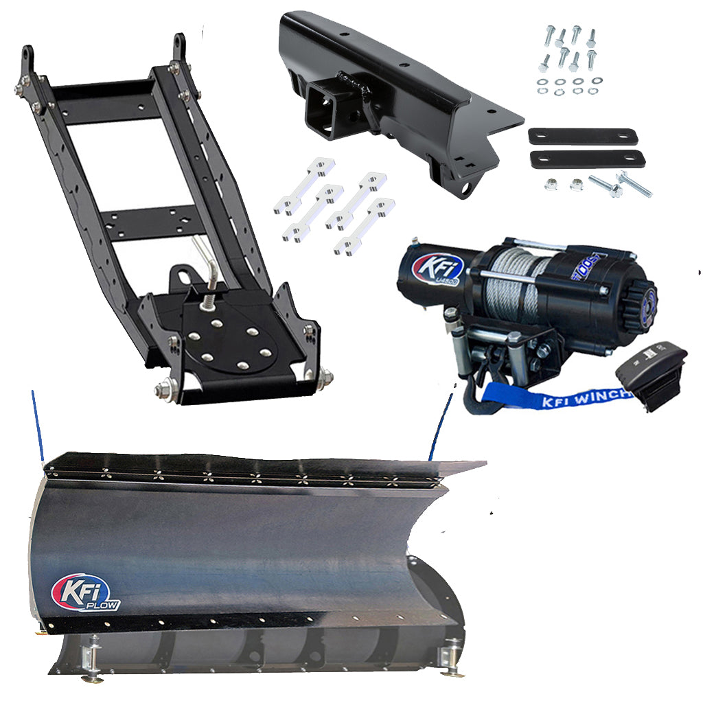KFI Snowplow Kit 2019-2024 Kawaaki Mule Pro MX - MojoMotoSport.com