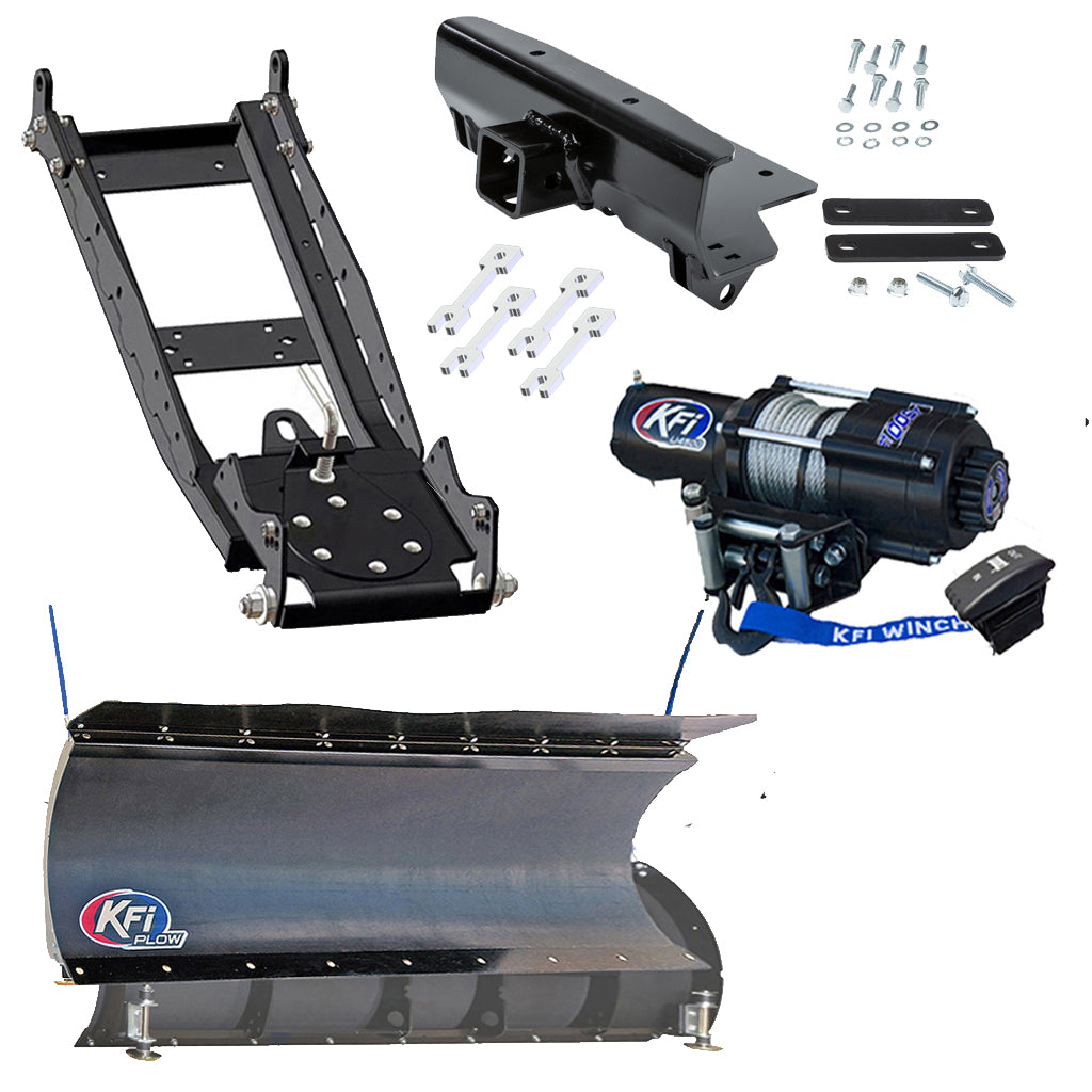 KFI Snowplow Kit 2019-2024 Kawaaki Mule Pro MX - MojoMotoSport.com