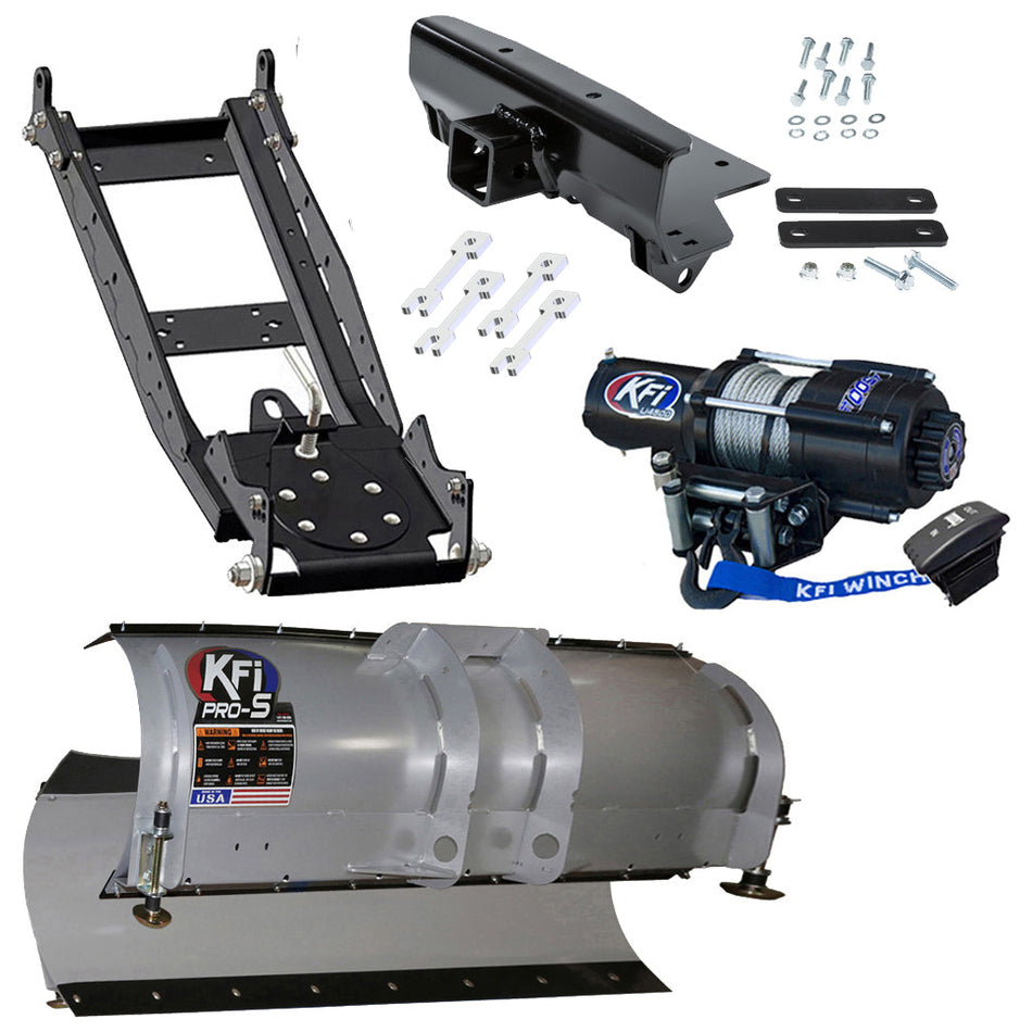 KFI Snowplow Kit 2019-2024 Kawaaki Mule Pro MX - MojoMotoSport.com