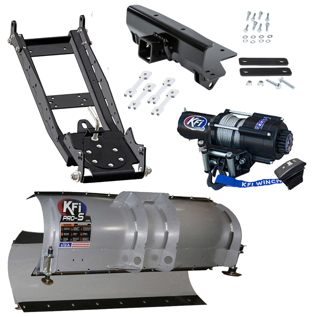 KFI Snowplow Kit 2019-2024 Kawaaki Mule Pro MX - MojoMotoSport.com