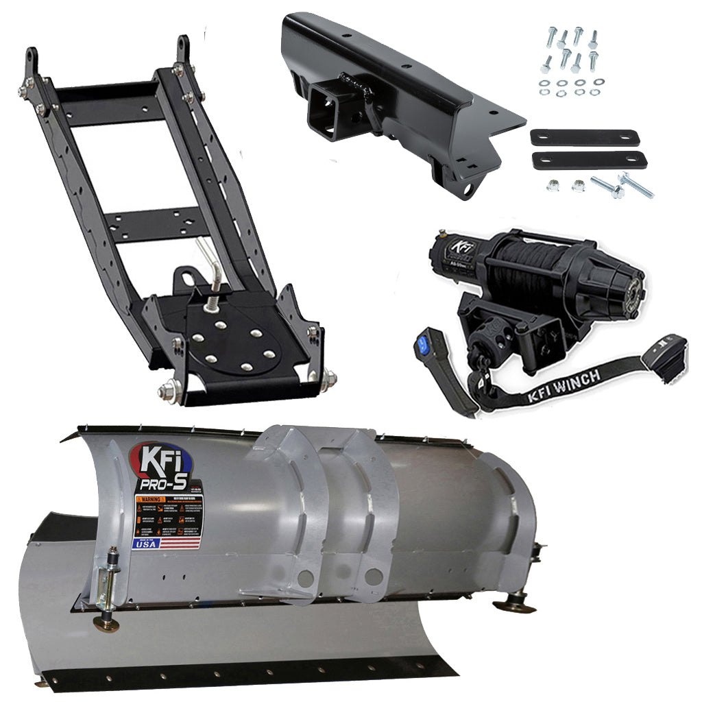 KFI Snowplow Kit 2019-2024 Kawaaki Mule Pro MX - MojoMotoSport.com