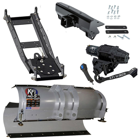 KFI Snowplow Kit 2019-2024 Kawaaki Mule Pro MX - MojoMotoSport.com