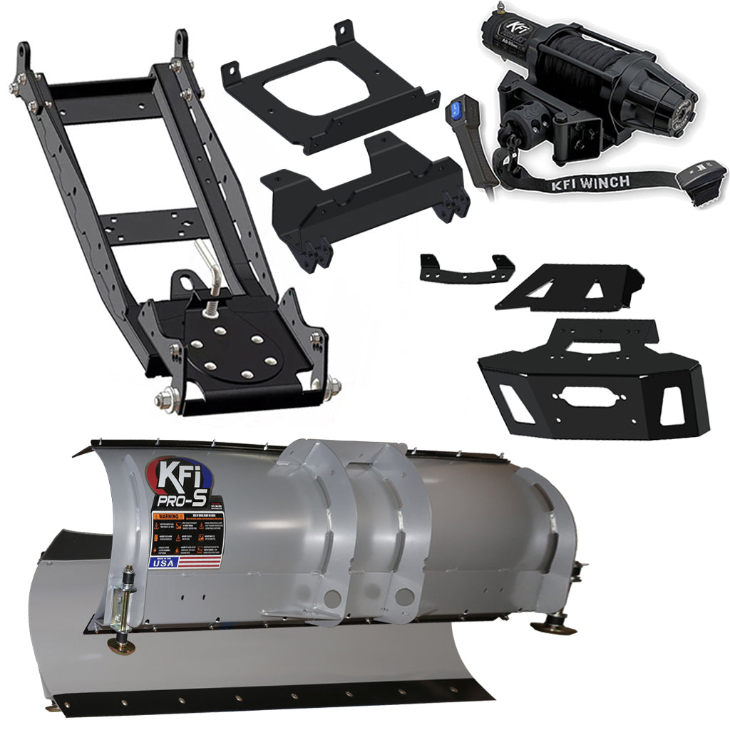 KFI Snowplow Kit 2024+ Polaris RZR XP1000 & XP 4 1000 - MojoMotoSport.com