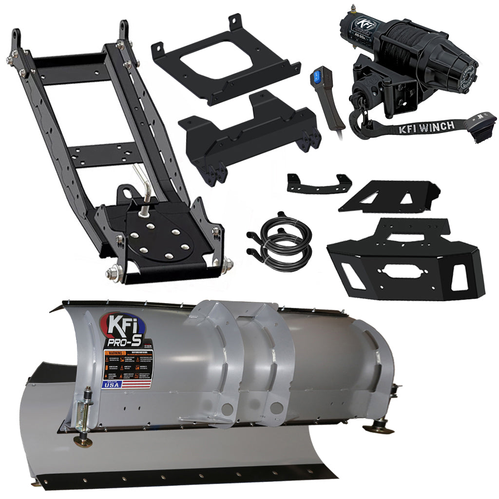 KFI Snowplow Kit 2024-2025 Polaris RZR XP 4 1000 - MojoMotoSport.com