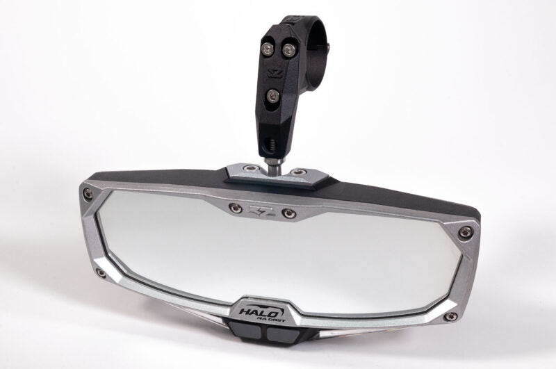 Seizmik Halo-RA LED Rearview Mirror w/ Cast Aluminum Bezel 1.75″ Round Tube | 56-18019