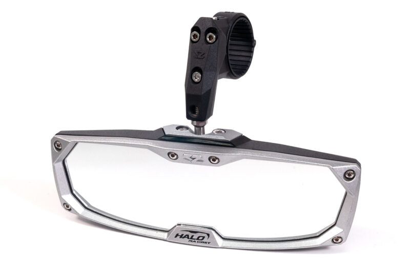 Seizmik Halo-RA CAST Rearview Mirror w/ Cast Aluminum Bezel 2″ & 1.875″ Round Tube ROPS | 56-18025