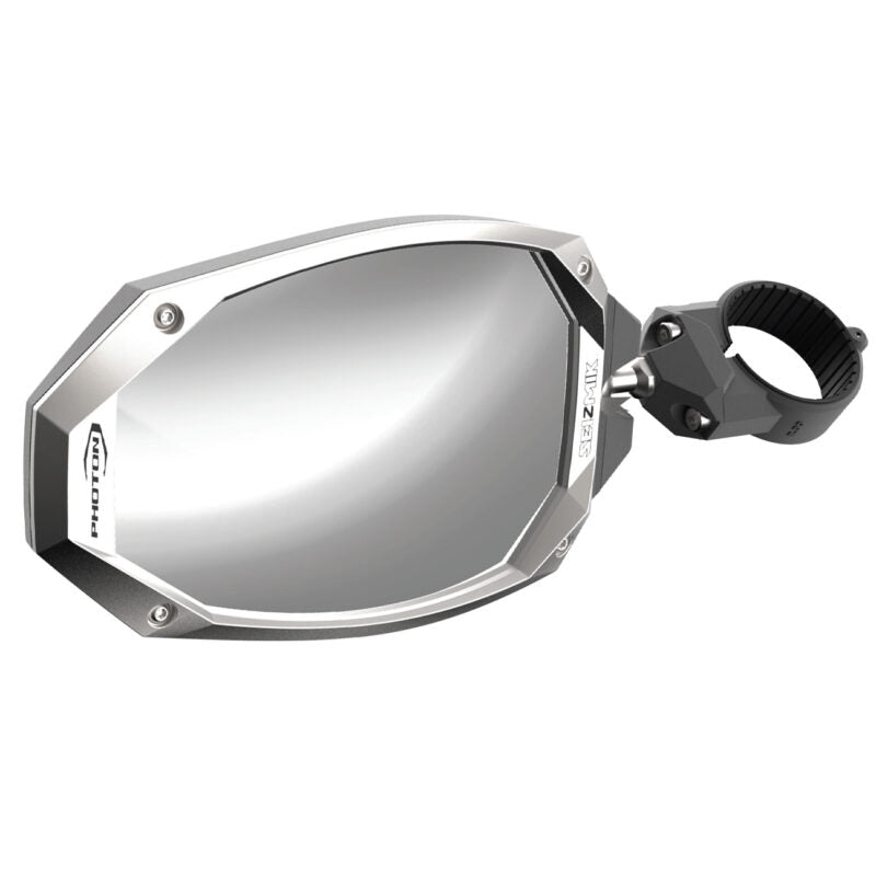 Seizmik Photon Side View Mirror with Cast Aluminum Body & Bezel 1.75″ Round Tube (Pair) | 56-18107