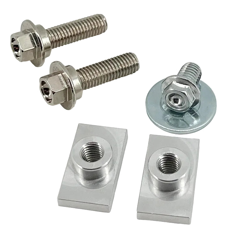 Specbolt Press-in Rear Fender Seat Nut Kit Kawasaki KX250F/450F | NUT-SQKA-004-AL-KIT