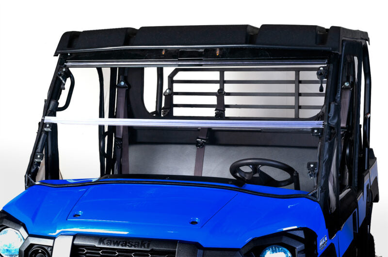 Seizmik Windshield Versa-Fold (UV Resistant Poly) Kawasaki Mule Pro FX & FXT | 50-26094KIT