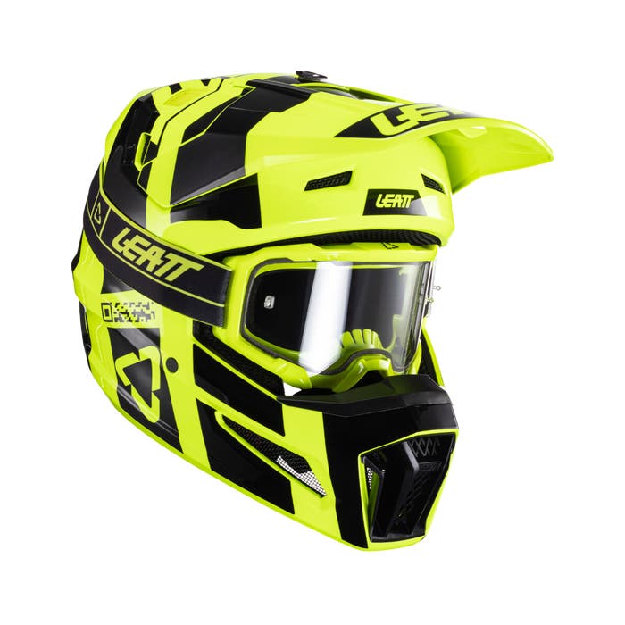 Leatt 3.5 Moto Helmet With 4.5 Goggles V24