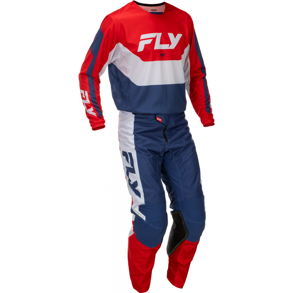 Fly Racing Kinetic Racewear R/B 2026 Jersey/Pant Kit