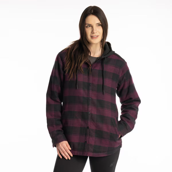 Klim Big Sky Fleece Lined Women's Flannel Hoodie