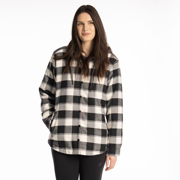Klim Big Sky Fleece Lined Women's Flannel Hoodie