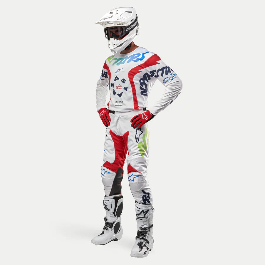 2024 Alpinestars Racer Hana White/Multicolor Gear Combo White/Multicolor / X-Large / 32