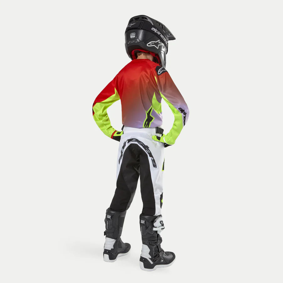 WULF 2023 KIDS LINEAR MOTOCROSS JERSEY PANTS PROTECTIVE CLOTHING COLOR  ORANGE | eBay