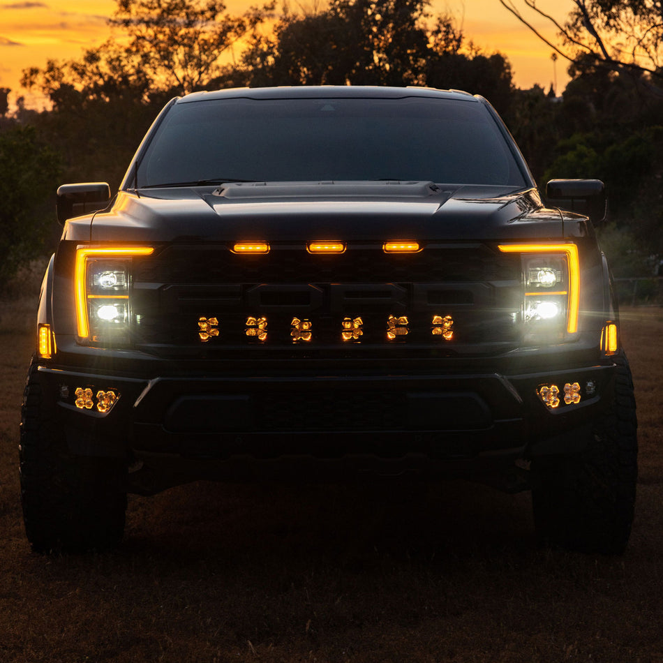 Baja Designs Squadron 2.0 Sport Behind-the-Grille Light Kit Ford F-150 Raptor & F-150 Raptor 37/R