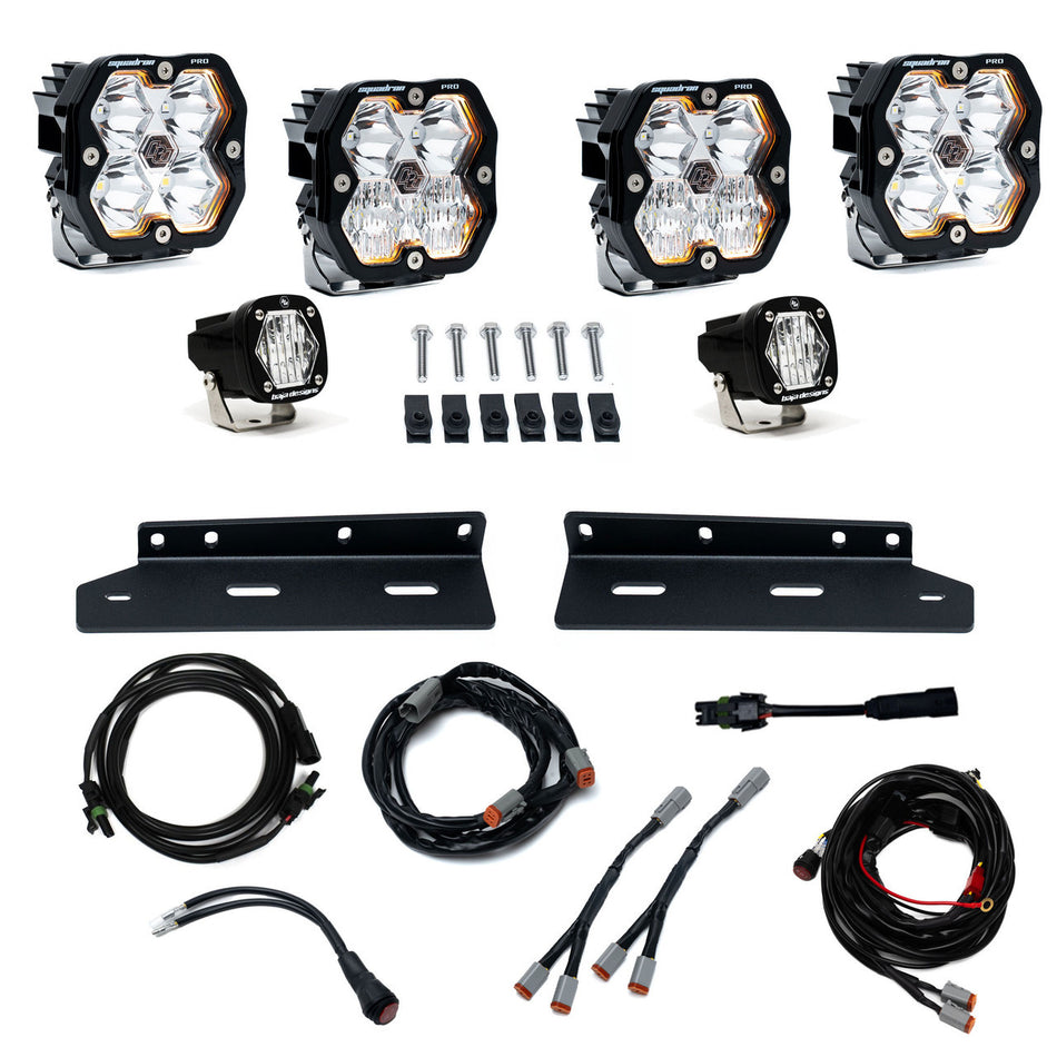 Baja Designs Squadron 2.0 Pro/S1 Fog Pocket Light Kit Ford 2021-26 F-150 Raptor