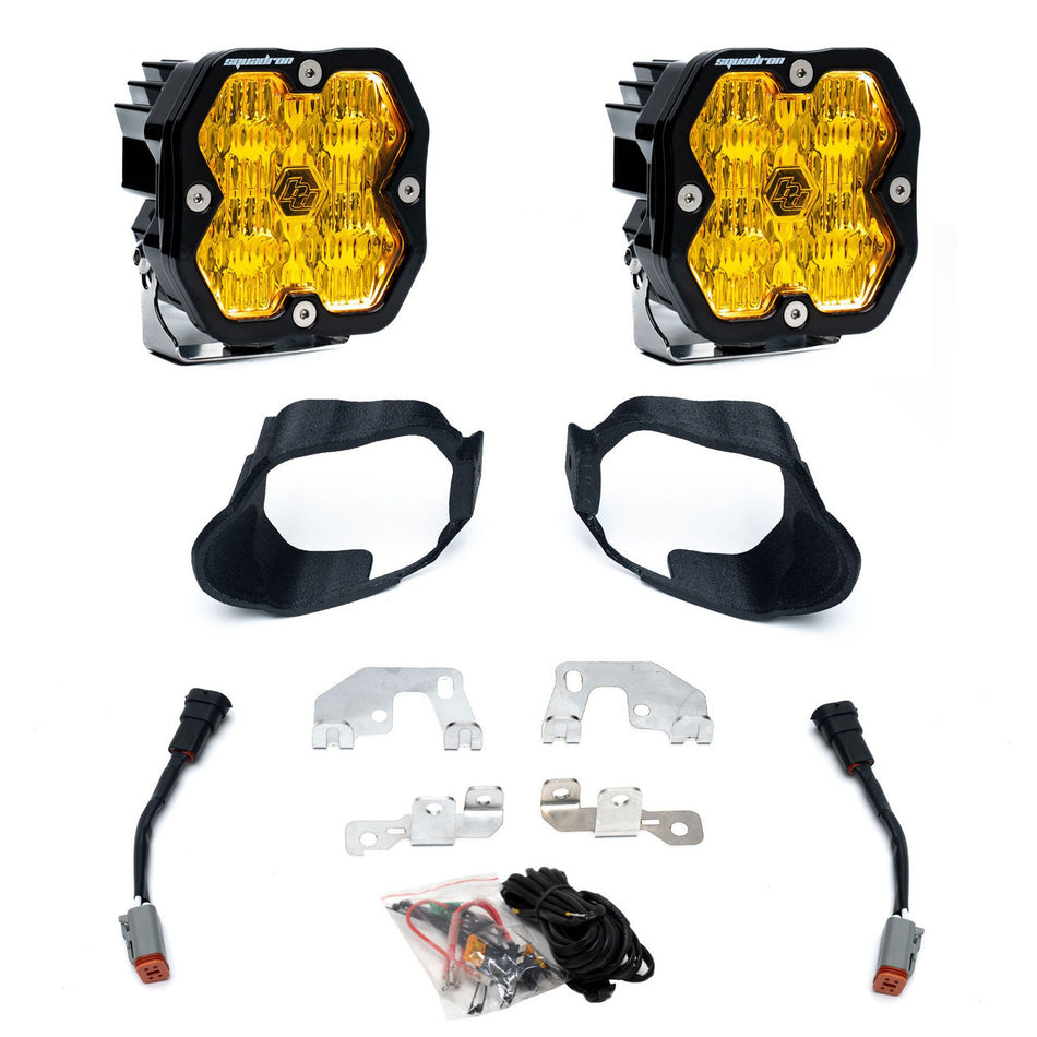 Baja Designs Squadron 2.0 Sport Fog Pocket Light Kit Mercedes 2019-26 Sprinter Van