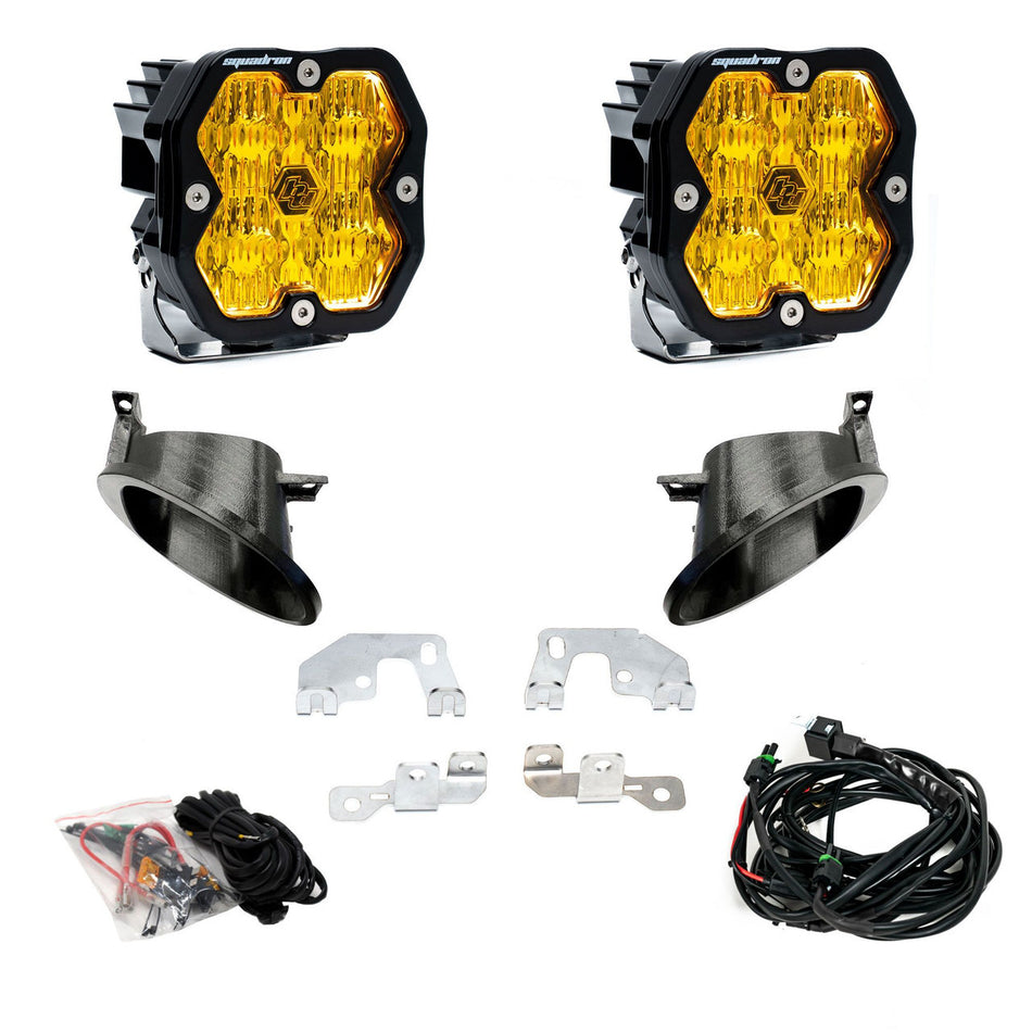 Baja Designs Squadron 2.0 Sport Fog Pocket Light Kit Mercedes 2014-18 Sprinter Van