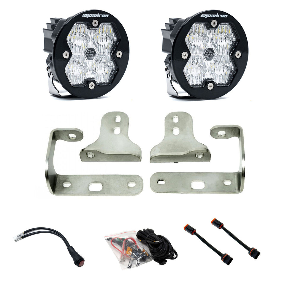 Baja Designs Squadron-R 2.0 Sport Fog Pocket Light Kit Jeep Wrangler JL & Gladiator JT