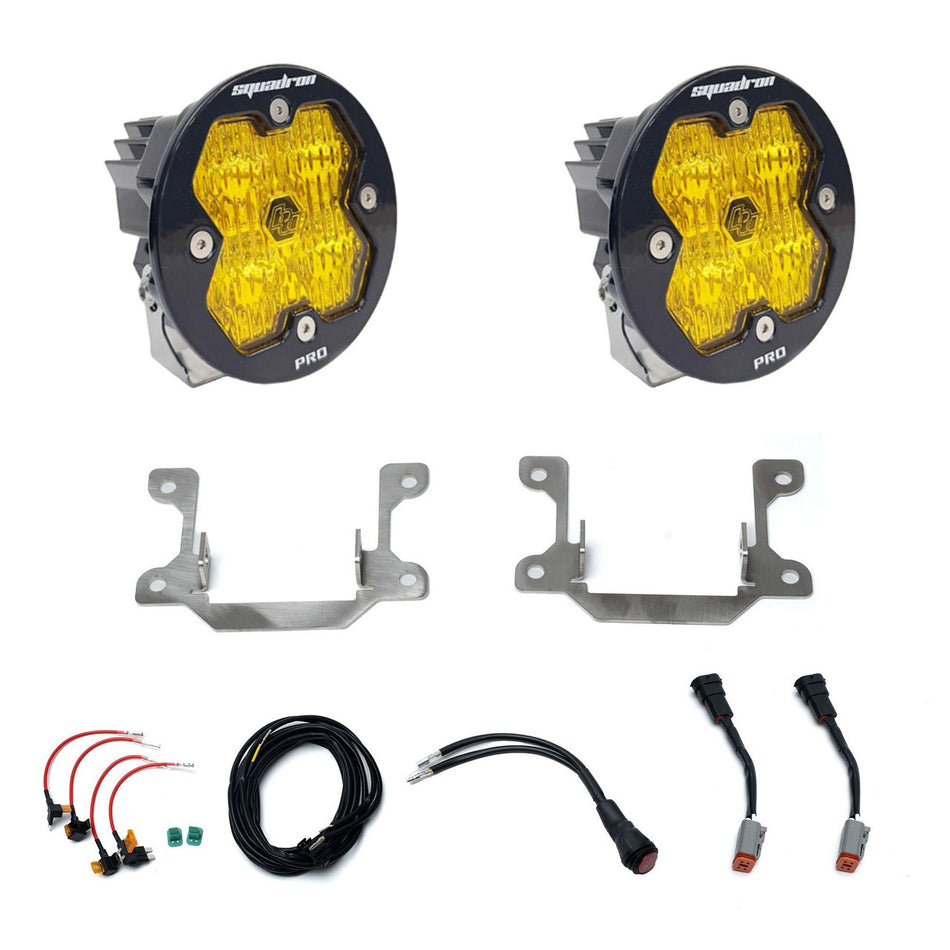 Baja Designs Squadron-R 2.0 Pro Fog Pocket Light Kit Ford 2014-2017 Fiesta ST