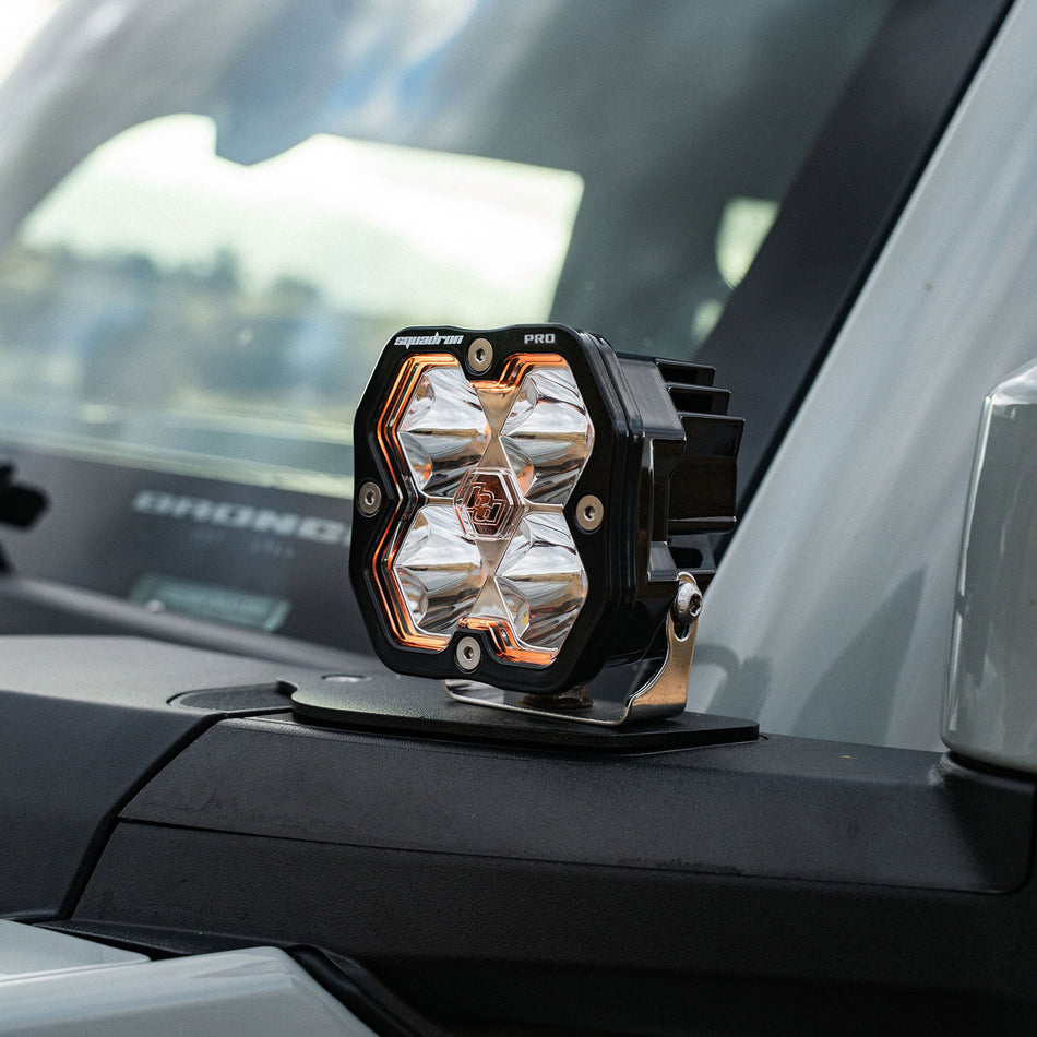 Baja Designs Squadron 2.0 Pro A-Pillar Light Kit Ford 2021-26 Bronco & 2022-24 Bronco Raptor