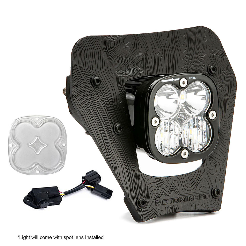 Baja Designs Squadron Pro D/C LED Headlight Kit w/ Dimmer 2024-25 KTM EXC-F/XC(F)-W