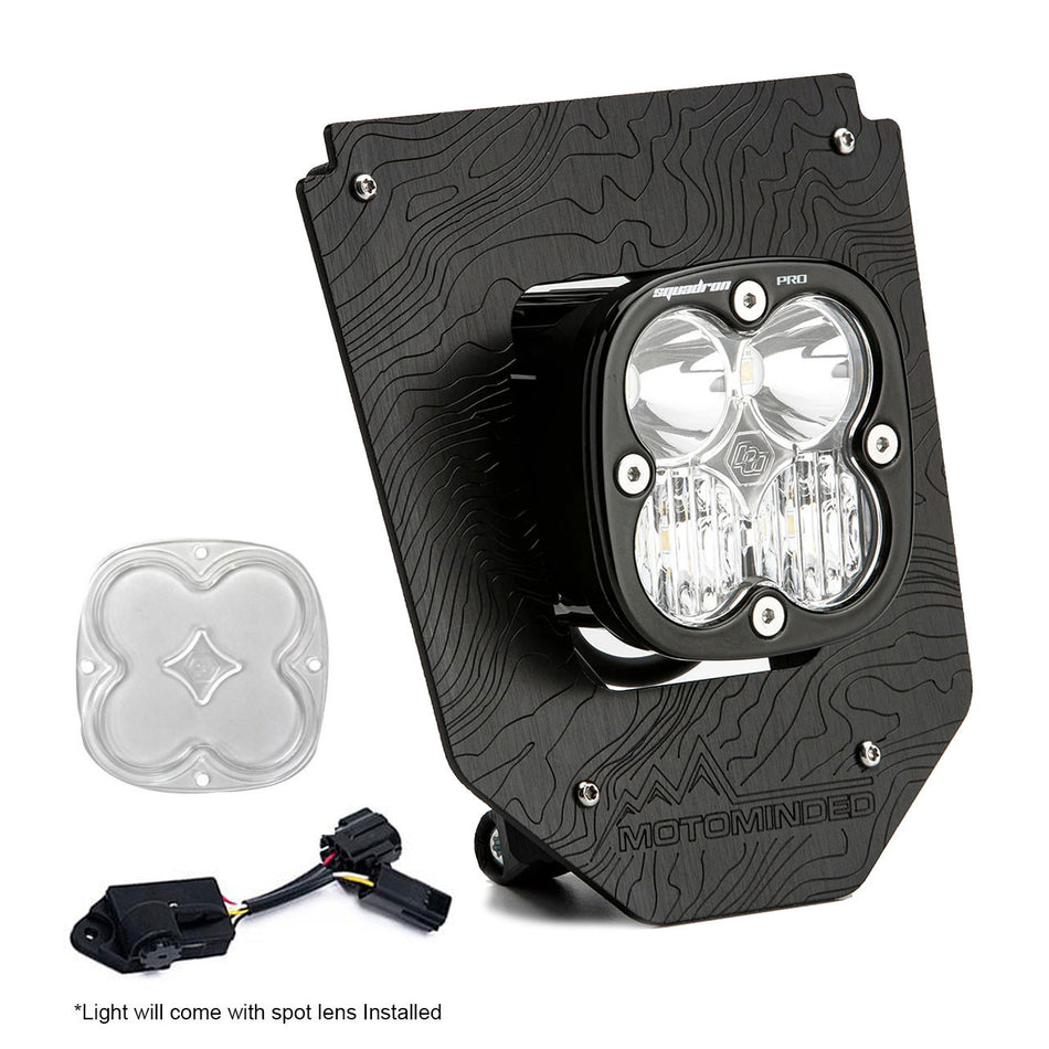 Baja Designs Squadron Pro D/C LED Headlight Kit w/ Dimmer 2024-25 Husqvarna FE-S/FE/TE