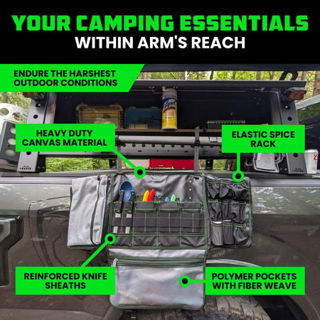 Rhino USA Camp Kitchen Organizer Bag (Black)