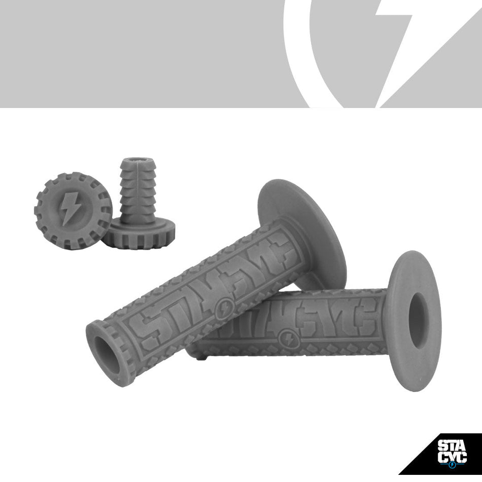 Stacyc 12E/16E Grips 19Mm Gray With Bar Ends