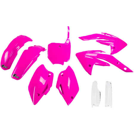 UFO Body Kit - Neon Pink/White - Honda - CRF '07-'25 HOKIT111F@P