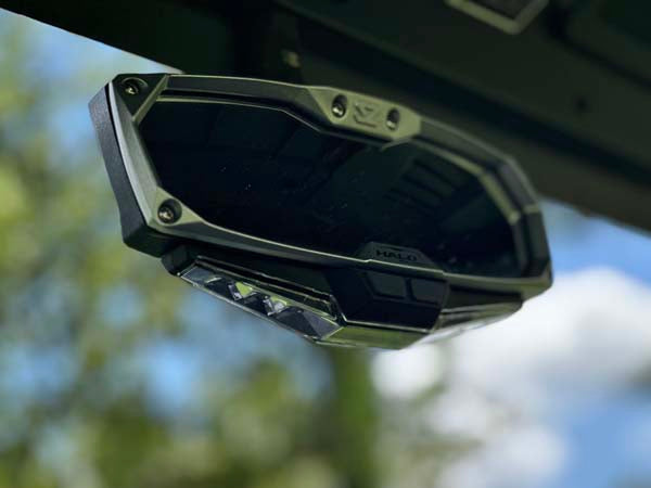 Seizmik Halo-RA LED Rearview Mirror with Cast Aluminum Bezel CFMOTO | 56-18032KIT