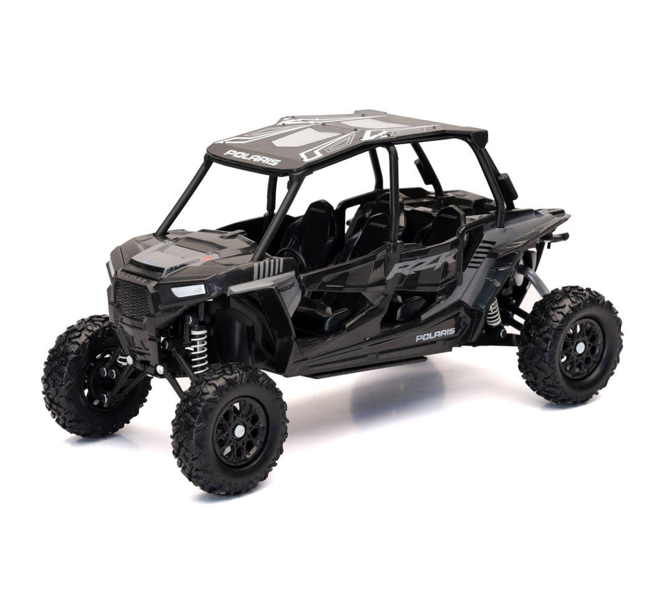 New-Ray 1:18 Scale Onyx Black Polaris RZR XP 4 Turbo EPS Replica