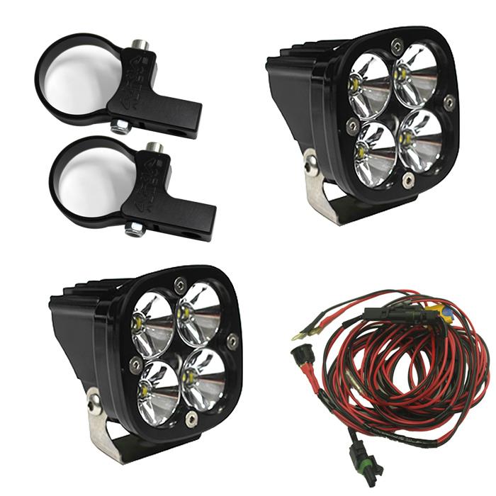 Baja Designs PowerSports Squadron Pro Horizontal Mount Light Kit