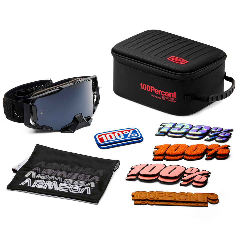 Armega Le Custom Goggle Patch Kit Hiper Silver Mirror