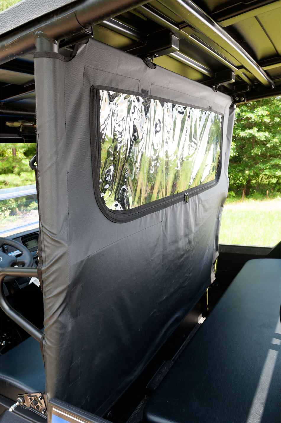 Seizmik Soft Rear Windshield & Dust Panel Kawasaki Mule Pro FX/FXT | 50-04028KIT