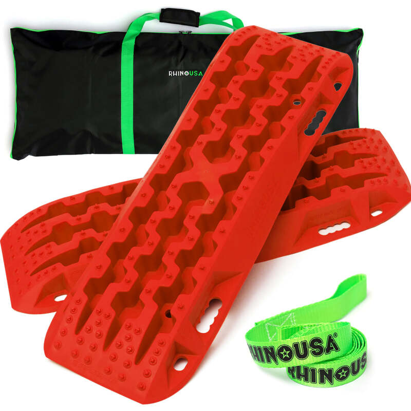 Rhino USA Recovery Traction Boards - Black (Pair)