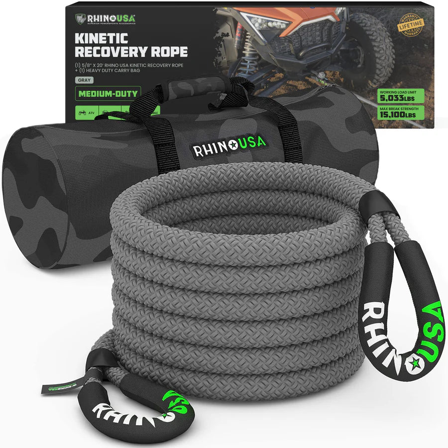 Rhino USA Kinetic Energy Recovery Rope 5/8In X 20Ft | KROPE-58X20