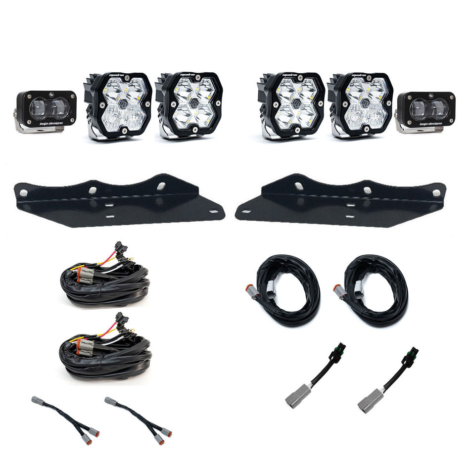 Baja Designs Squadron 2.0 Sport/S2 SAE "Sportman" Fog Pocket Light Kit Ford 2017-20 F-150 Raptor