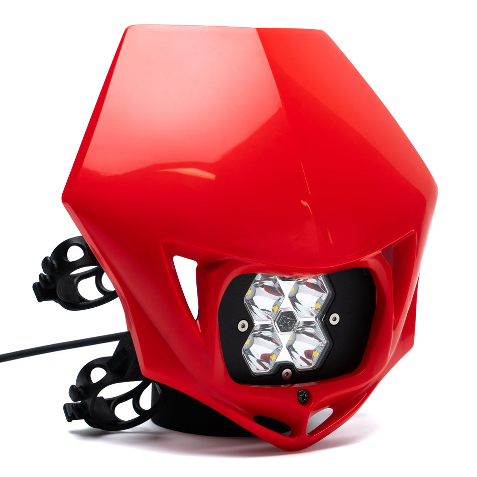Baja Designs Squadron 2.0 Sport Universal Motorcycle A/C LED Headlight Kit w/ Shell