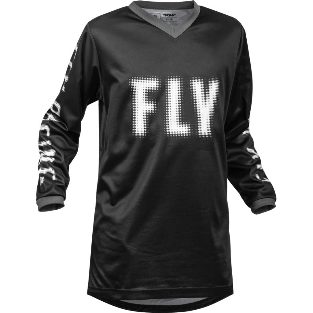 Fly Racing 2022 Youth F-16 Pants (Black/Grey, 20)