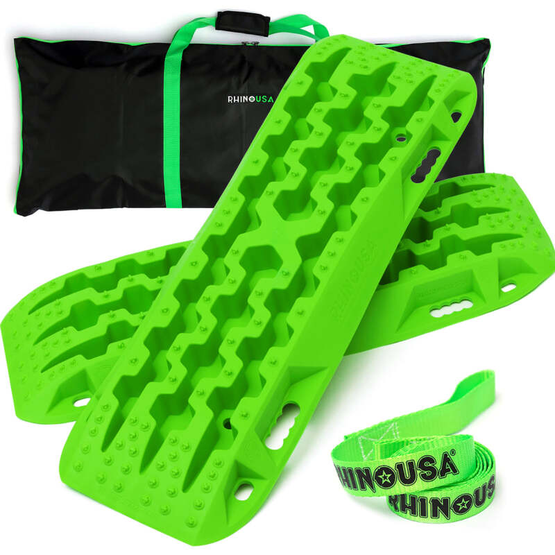 Rhino USA Recovery Traction Boards - Black (Pair)