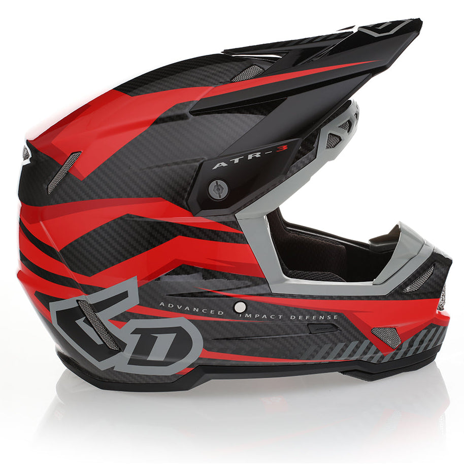 6D ATR-3 Rival Carbon Composite Moto Helmet