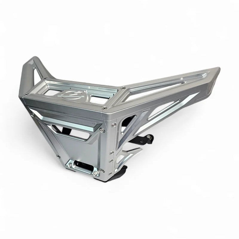 Elektric Offroad 2017+ Can-Am X3 Maverick Machined Billet Front Winch Bumper (Clear Anodize)