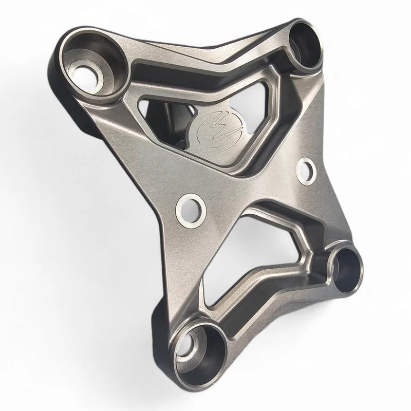 Elektric Offroad 2017+ Can Am X3 Maverick 6 bolt EOD XL Radius Rod Plate with Tow Hook Gun Metal