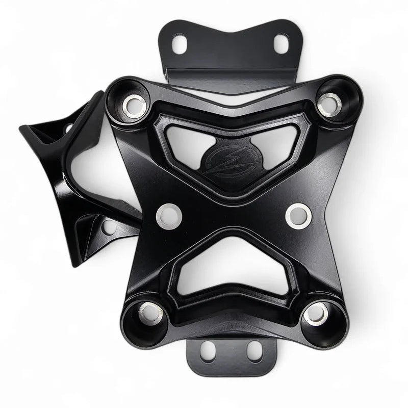 Elektric Offroad 2022+ Can Am X3 10 Bolt Radius Rod Plate with Pull Hook (Black)