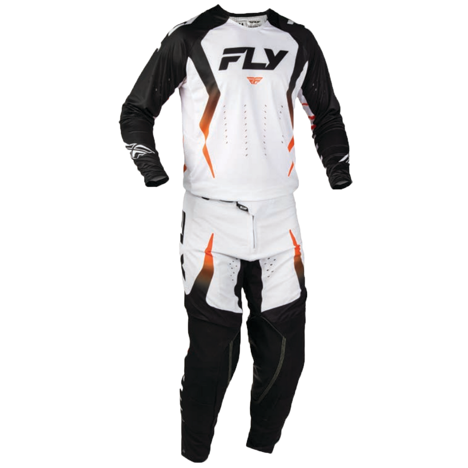 Fly Racing 2027 Evolution DST Gearset - White/Black/Orange