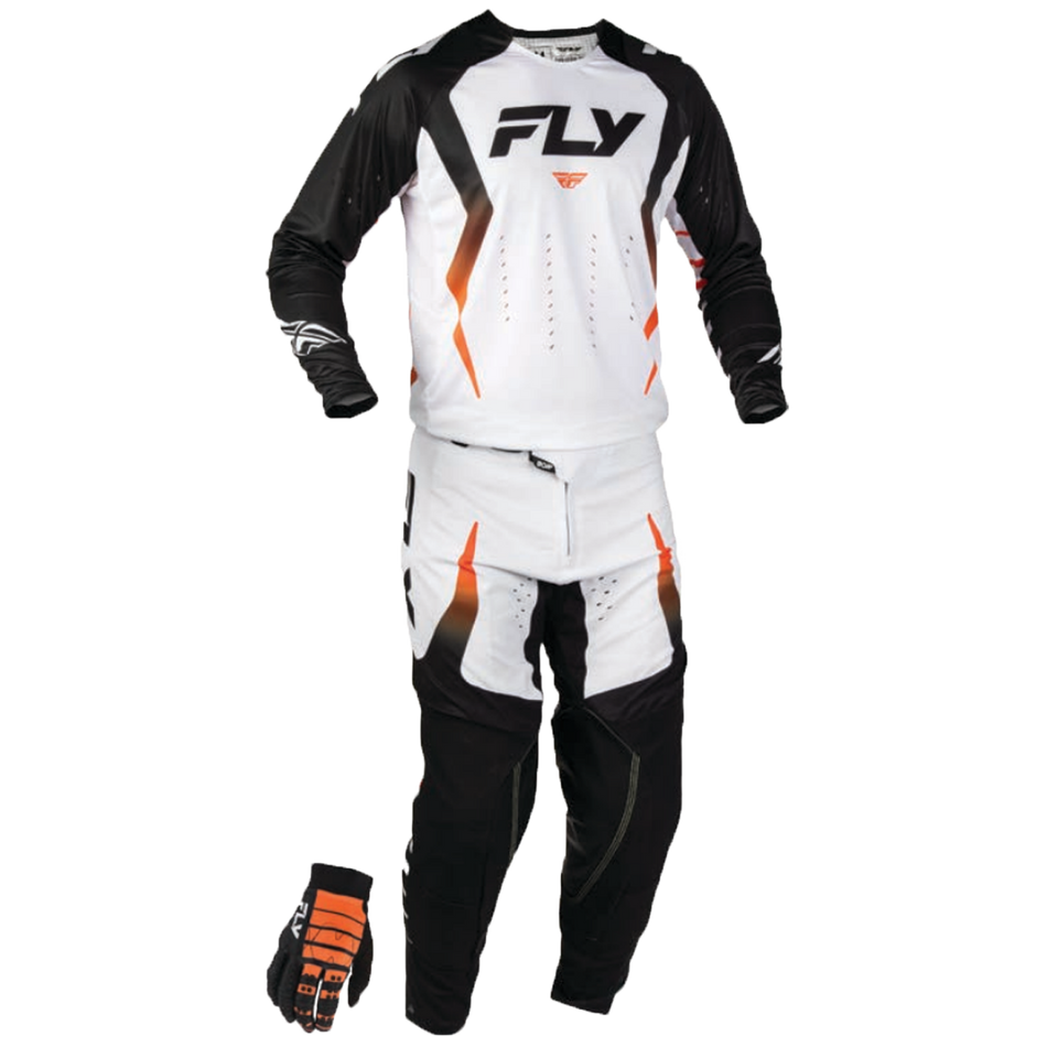 Fly Racing 2027 Evolution DST Gearset - White/Black/Orange